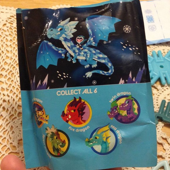 Smartlinks Frost Dragon Wendys Kids Meal Toy, like new in opened pack - Picture 5 of 6